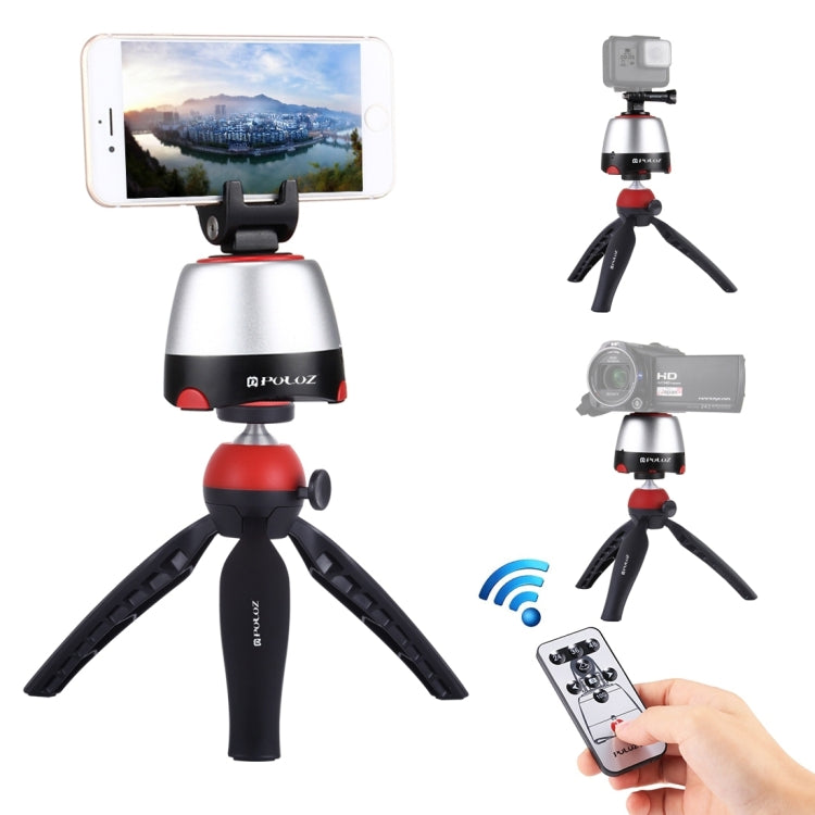 PULUZ 360-Grad-Drehung, elektronischer Panoramakopf + Halterung für ...