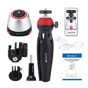 PULUZ 360-Grad-Drehung, elektronischer Panoramakopf + Halterung für ...