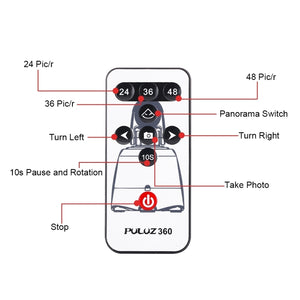PULUZ 360-Grad-Drehung, elektronischer Panoramakopf + Halterung für ...