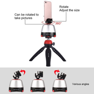 PULUZ 360-Grad-Drehung, elektronischer Panoramakopf + Halterung für ...
