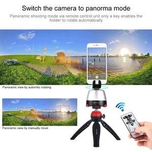 PULUZ 360-Grad-Drehung, elektronischer Panoramakopf + Halterung für ...
