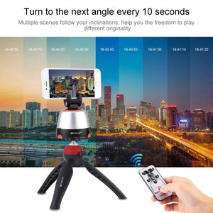 PULUZ 360-Grad-Drehung, elektronischer Panoramakopf + Halterung für ...