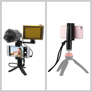 PULUZ Vlogging Live Broadcast Handgriff-Stabilisator für Smartphones...