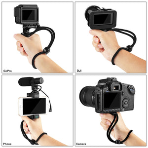 PULUZ Vlogging Live Broadcast Handgriff-Stabilisator für Smartphones...