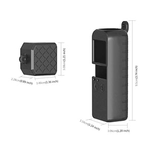 PULUZ 2-in-1-Silikonhüllenset mit Diamanttextur für DJI OSMO Po...