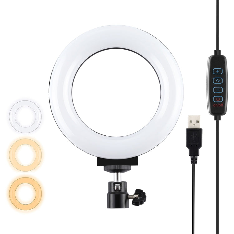 PULUZ 4.7 pollici 12 cm USB 3 modalità dimmerabile anello LED Selfie Beauty V...