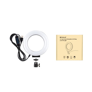 PULUZ 4.7 pollici 12 cm USB 3 modalità dimmerabile anello LED Selfie Beauty V...