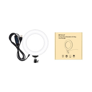 PULUZ 6.2 pollici 16 cm USB 3 modalità dimmerabile LED anello Vlogging luci v...