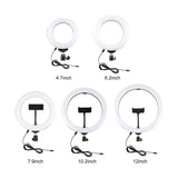 PULUZ 6.2 pollici 16 cm USB 3 modalità dimmerabile LED anello Vlogging luci v...