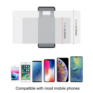 PULUZ Morsetto di Fissaggio per Smartphone con Staffa di Montaggio per OSMO Pocket – Supporto Universale 1/4", Antiscivolo e Portatile