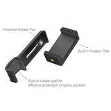 PULUZ Morsetto di Fissaggio per Smartphone con Staffa di Montaggio per OSMO Pocket – Supporto Universale 1/4", Antiscivolo e Portatile