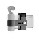 PULUZ Morsetto di Fissaggio per Smartphone con Staffa di Montaggio per OSMO Pocket – Supporto Universale 1/4", Antiscivolo e Portatile