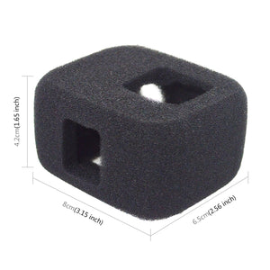 PULUZ Schaumstoff-Windschutzscheibenhülle für GoPro HERO7 Schwarz / 7 Weiß / 7 Ar...