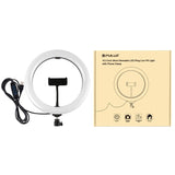 PULUZ 10,2 pouces 26 cm USB 3 modes LED à intensité variable Anneau lumineux Vlogging Selfie...