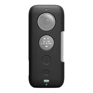 PULUZ Silikon-Schutzhülle mit Objektivdeckel für Insta360 ONE X ...