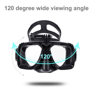 Tauchausrüstung Tauchmaske Schwimmbrille für GoPro