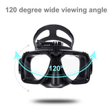 Tauchausrüstung Tauchmaske Schwimmbrille für GoPro