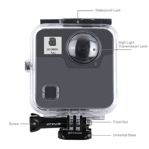 PULUZ Custodia subacquea impermeabile antiurto da 45 m per GoPro Fusion, con ...