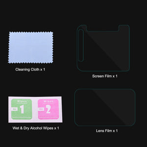 PULUZ Obiettivo anteriore e display LCD posteriore Pellicola AF HD flessibile...