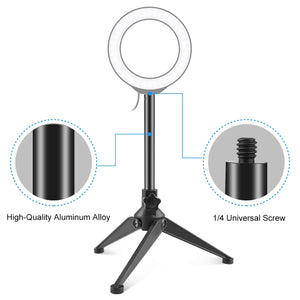 PULUZ Verstellbarer Tischstativständer Selfie-Stick-Halter ...