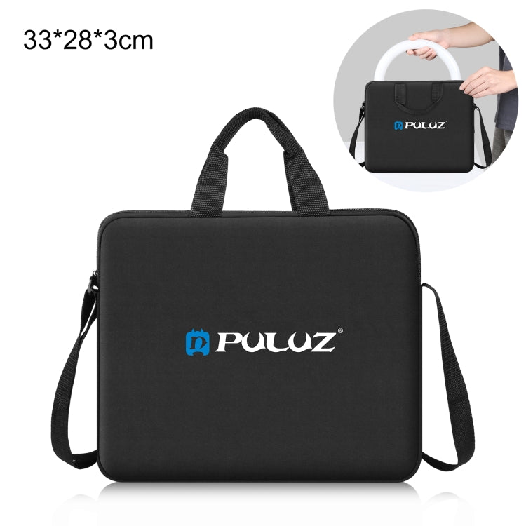 PULUZ 10 Zoll LED-Lichtring, tragbare Umhängetasche mit Reißverschluss...