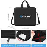 PULUZ Anello da 10 pollici con luci a LED Borsa a tracolla portatile con cern...