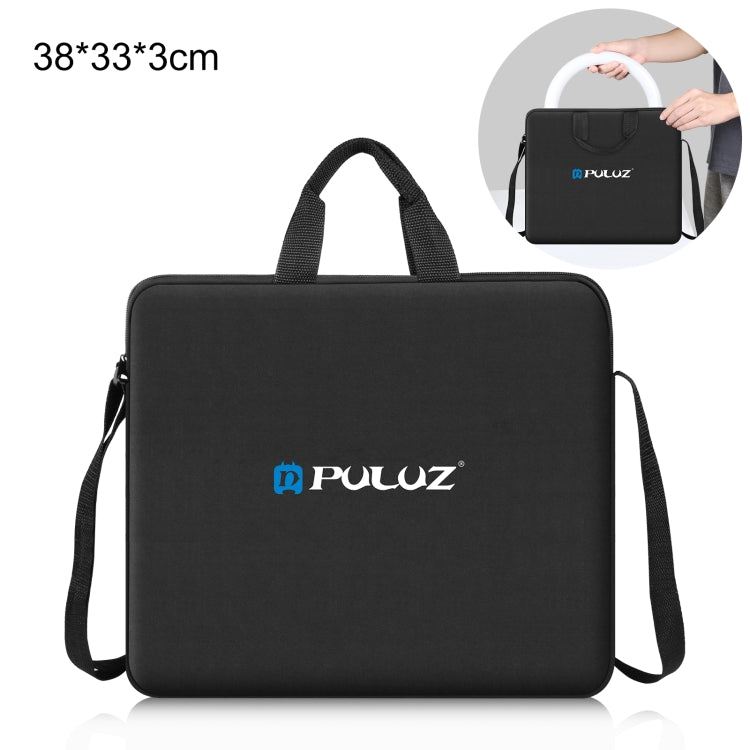 PULUZ 12 Zoll LED-Lichtring, tragbare Umhängetasche mit Reißverschluss...