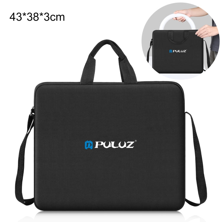 PULUZ 14 Zoll Ring-LED-Leuchten Tragbare Umhängetasche mit Reißverschluss...