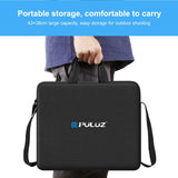 PULUZ Anello da 14 pollici con luci a LED Borsa a tracolla portatile con cern...