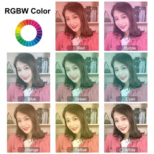 PULUZ 11,8 pouces 30 cm RGB Dimmable LED Anneau Lumineux Vlogging Selfie Photogr...