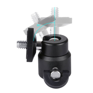 Metall-Stativ-Kugelkopfadapter mit 1/4-Zoll-Schraube...