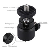 Metall-Stativ-Kugelkopfadapter mit 1/4-Zoll-Schraube...