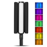 PULUZ 190 LED-Fotostick, tragbares RGB-Farbfülllicht mit Barn...