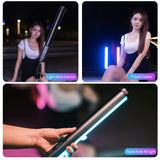 PULUZ 135 LED Portable Photo Stick Light RVB Pleine Couleur Lumière de Remplissage ...