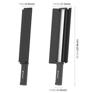 PULUZ 72 LED-Fotostick, tragbares RGB-Farbfülllicht mit Barnd...
