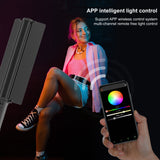 PULUZ 72 LED-Fotostick, tragbares RGB-Farbfülllicht mit Barnd...