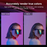 PULUZ 72 LED-Fotostick, tragbares RGB-Farbfülllicht mit Barnd...