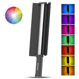 PULUZ 72 LED-Fotostick, tragbares RGB-Farbfülllicht mit Barnd...