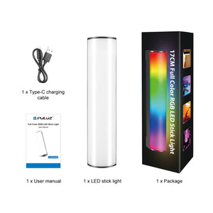 PULUZ Luce di riempimento a LED magnetica a colori RGB portatile per foto da ...