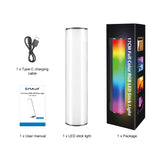 PULUZ Luce di riempimento a LED magnetica a colori RGB portatile per foto da ...
