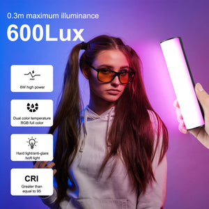 PULUZ Luce di riempimento a LED magnetica a colori RGB portatile per foto da ...