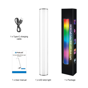 Tragbares magnetisches RGB-LED-Fülllicht von PULUZ – Mehrfarbige Effekte und einstellbare Helligkeit