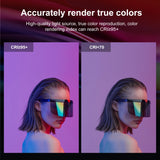 Tragbares magnetisches RGB-LED-Fülllicht von PULUZ – Mehrfarbige Effekte und einstellbare Helligkeit