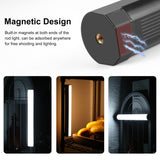 Tragbares magnetisches RGB-LED-Fülllicht von PULUZ – Mehrfarbige Effekte und einstellbare Helligkeit