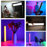 Tragbares magnetisches RGB-LED-Fülllicht von PULUZ – Mehrfarbige Effekte und einstellbare Helligkeit