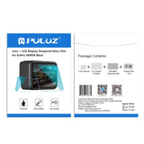 PULUZ für GoPro HERO8, schwarze Linse + LCD-Display, gehärtete Glasfolie...