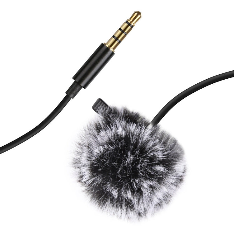 Microfono di registrazione a condensatore cablato Jack Lavalier da 1,5 m 3,5 ...