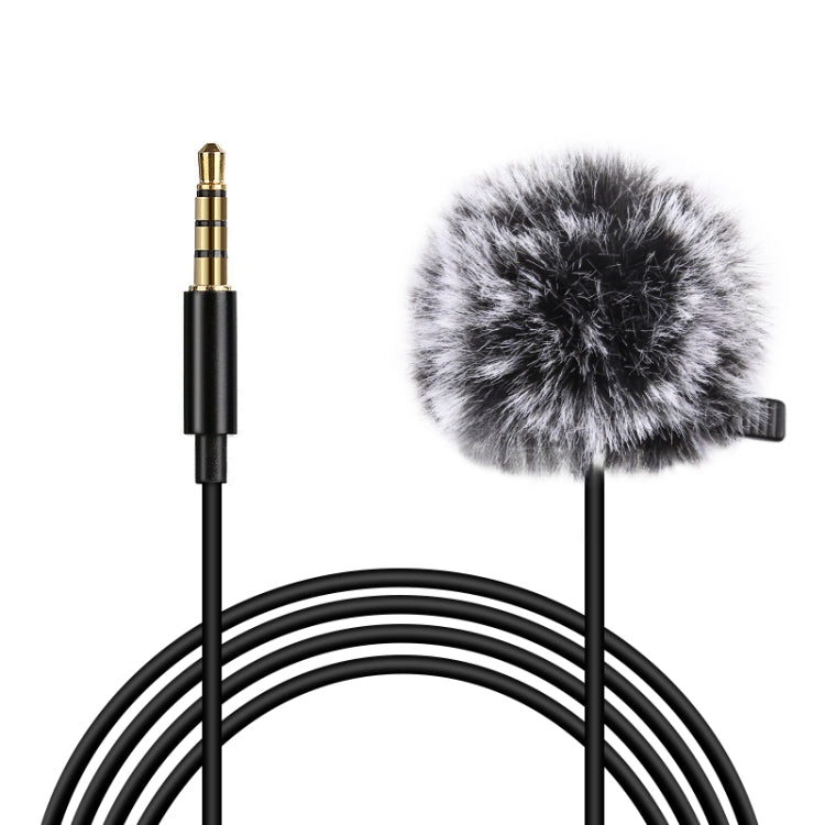 Microfono di registrazione a condensatore cablato Jack Lavalier da 1,5 m 3,5 ...