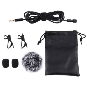 Microphone d'enregistrement à condensateur filaire 1,5 m Jack 3,5 mm...