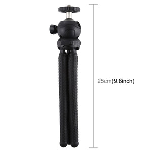 PULUZ Mini Octopus Supporto treppiede flessibile con testa a sfera per fotoca...